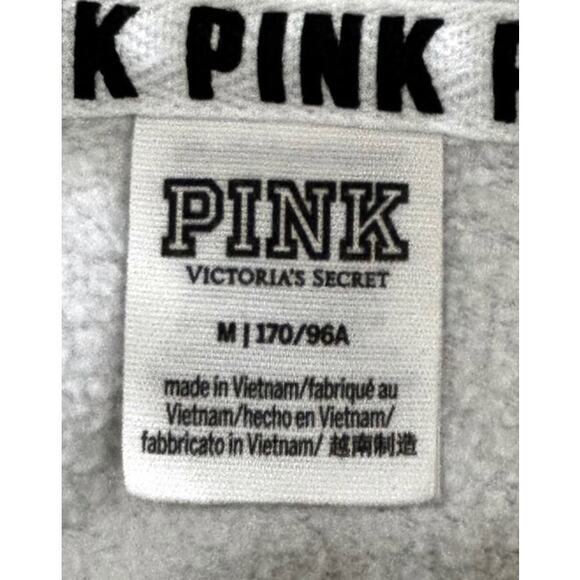 PINK Victoria's Secret Neon Green Hoodie Zip Front Sweatshirt - Picture 7 of 9